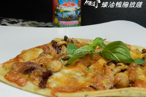 蚝油鸭胸披萨