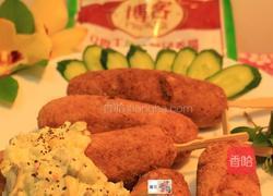 刺猬豆腐热狗的做法图解11