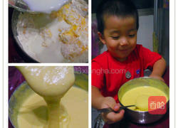 吻仔鱼车轮饼的做法图解3