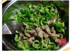 沙茶青椒猪柳的做法图解6