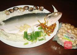 海鲜菇清蒸虱目鱼的做法图解1