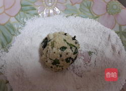 金沙豆腐海苔球的做法图解4