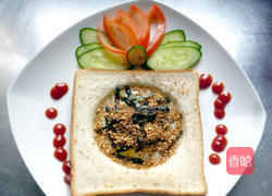 镶蛋吐司的做法图解9