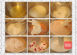 樱桃戚风蛋糕的做法图解3