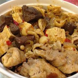 黑扁豆腐煲的做法[图]