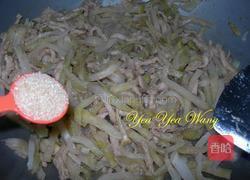 榨菜肉丝的做法图解4