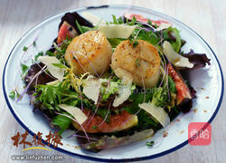 干贝温沙拉的做法图解8