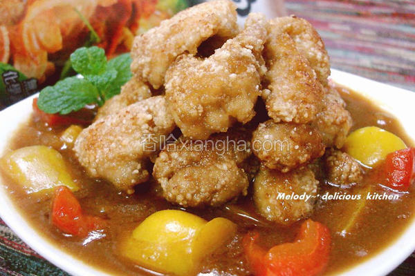 咖哩佐香鸡块