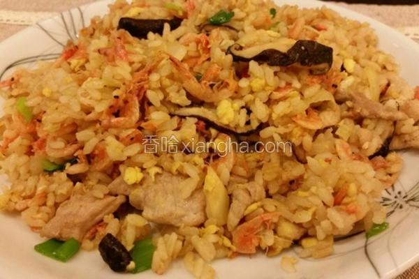 樱花虾炒饭