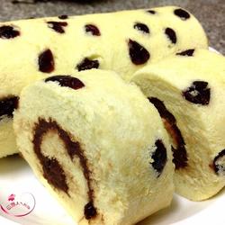 蔓越莓红豆蛋糕卷的做法[图]