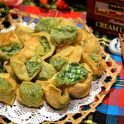 起司菠菜炸馄饨的做法[图]