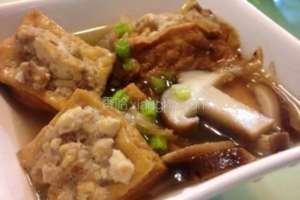 油豆腐镶肉汤