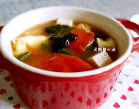 番茄豆腐汤[图]