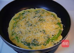 起司菠菜煎饼的做法图解4