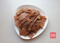 鱿鱼烧五花肉的做法图解2