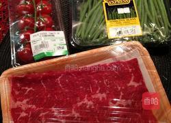 青豆烧牛肉卷的做法图解1