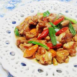 葱烧辣味鸡丁的做法[图]