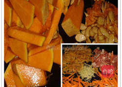 咖哩南瓜炖饭的做法图解3