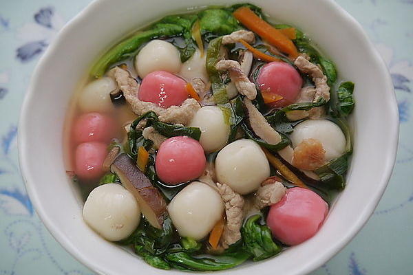 客家咸汤圆的花样做法