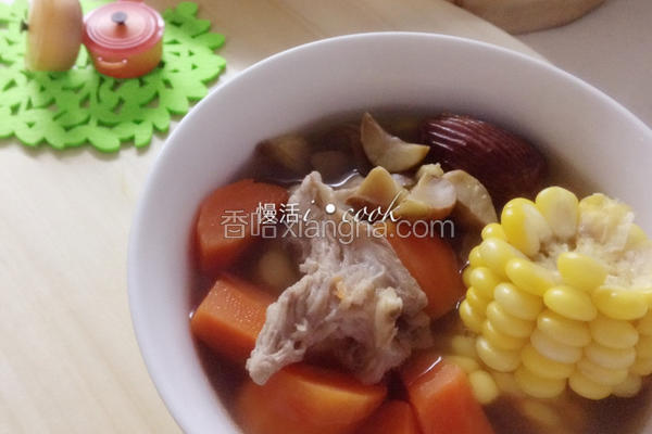 栗子玉米萝卜汤