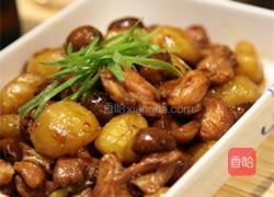 栗子马铃薯烧鸡的做法图解9