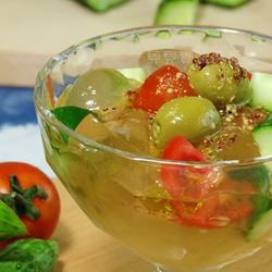 时蔬爱玉佐油醋酱的做法[图]