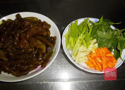 炒海带茸的做法图解1