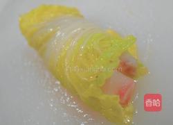 娃娃菜卷的做法图解4