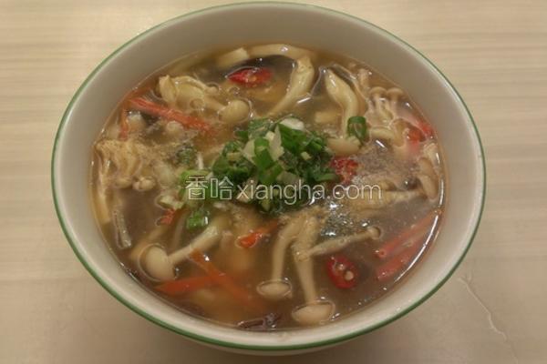酸辣菇菇汤