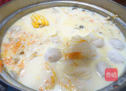 南瓜牛奶菇菇锅的做法图解5