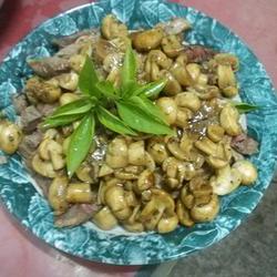 塔香磨菇牛排的做法[图]