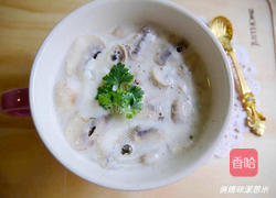 奶油蘑菇浓汤的做法图解7