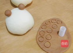 松露巧克力圆仔包的做法图解4