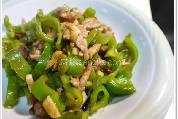 肉丝炒青椒