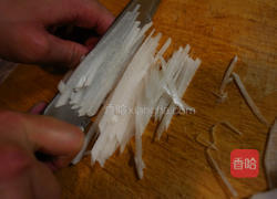 萝卜丝炒鱼子的做法图解4