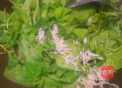 苋菜吻仔鱼羹的做法图解3