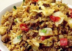 炸酱炒剩菜肉饭的做法图解4
