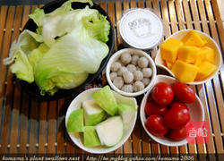 黑Q蔬果酸醋沙律的做法图解1