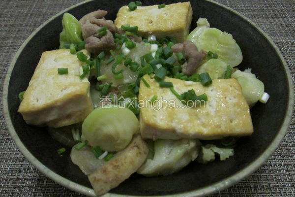 味噌烧肉豆腐丼