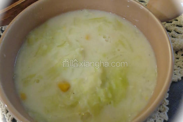奶香炖高丽菜