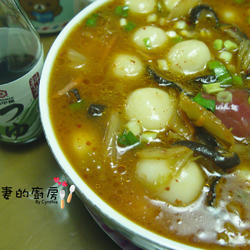 泡菜汤汤圆的做法[图]