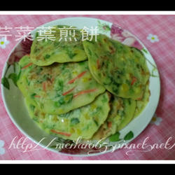 芹菜叶煎饼的做法[图]