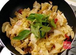 沙茶九层塔双蔬的做法图解5