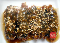 蜜汁海苔腐皮卷的做法图解10