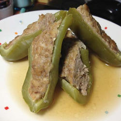 青椒镶肉的做法[图]
