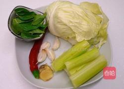 沙茶九层塔双蔬的做法图解1