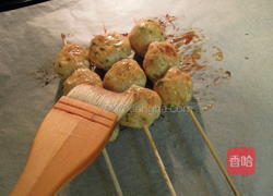 鸡肉丸子烤肉串的做法图解10