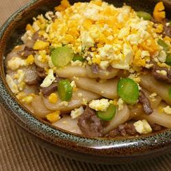 咸蛋牛肉炒糕的做法[图]