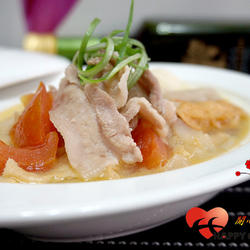 番茄肉片锅的做法[图]