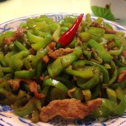 青椒炒肉丝的做法[图]